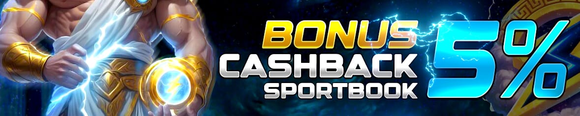 BONUS CASHBACK SPORTBOOK 5%